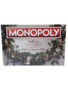 Monopoly Hallmark Keepsake Ornaments Welcome to Keepsake Village Game (NWT)